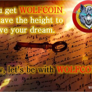 Now, let's be with WOLFCOIN!