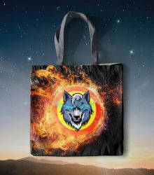 wolfcoin Canvas Bag