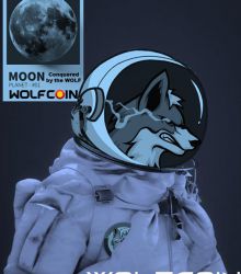 The Moon Conquered by WOLFCOIN