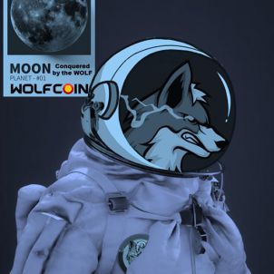 The Moon Conquered by WOLFCOIN