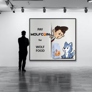 PAY WOLFCOIN FOR WOLF FOOD