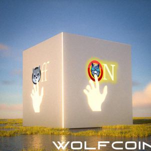 Time to touch - WOLFCOIN button.