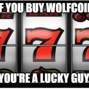 WOLFCOIN IS LUCKY